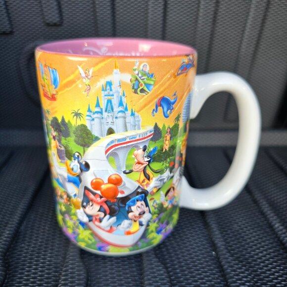 Disney World Four Parks One World Mom Themed character coffee mug mickey mouse - Picture 11 of 11
